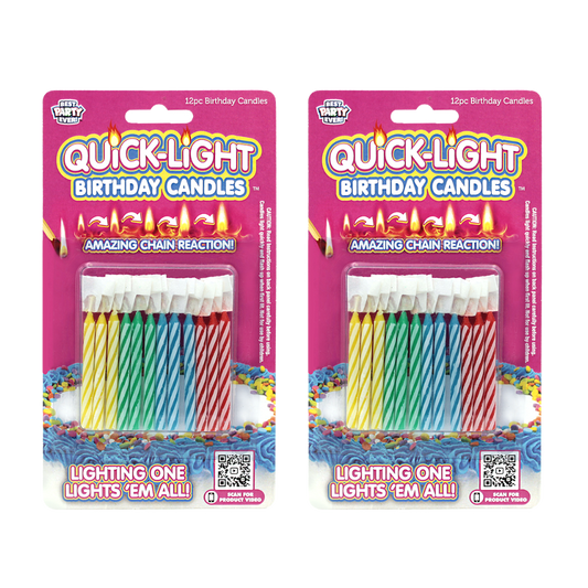Primary Quick-Light Birthday Candles 2-Pack