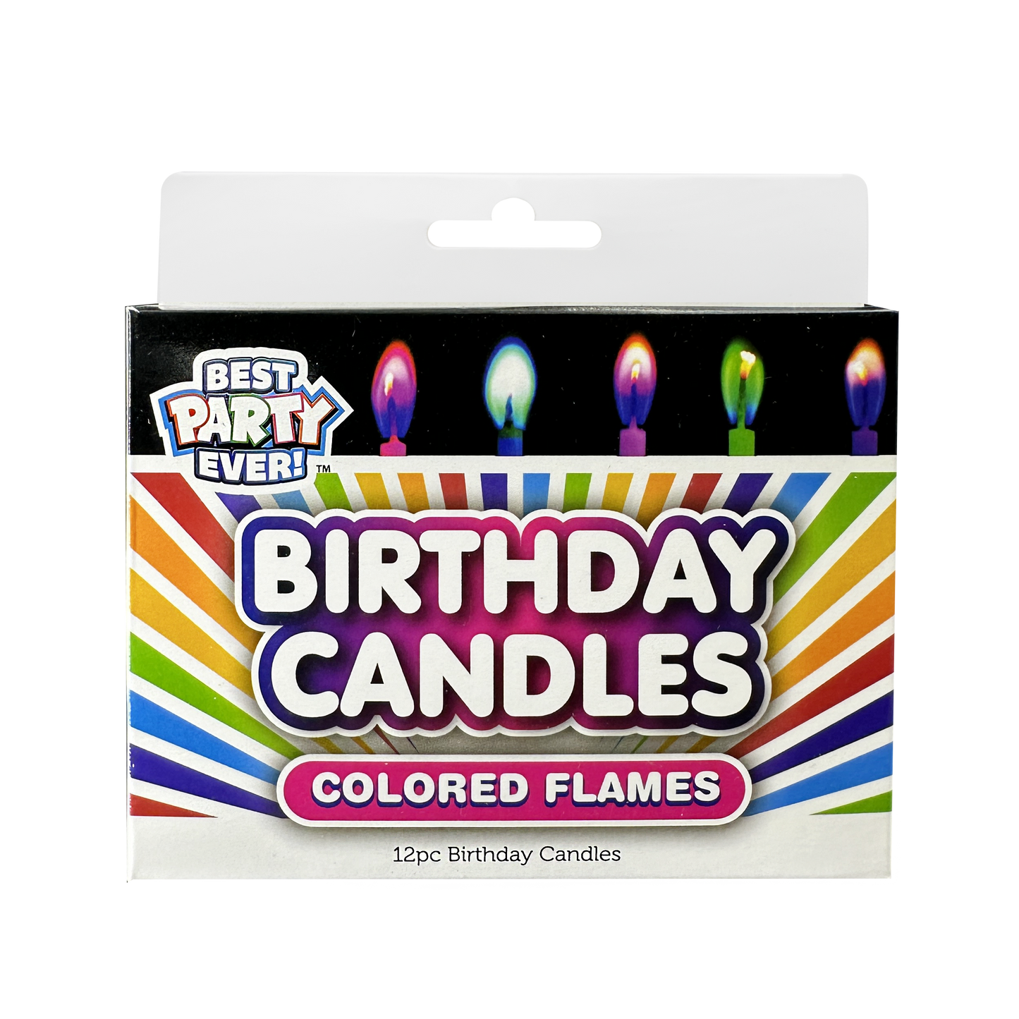 Colorful Flames Birthday Candles