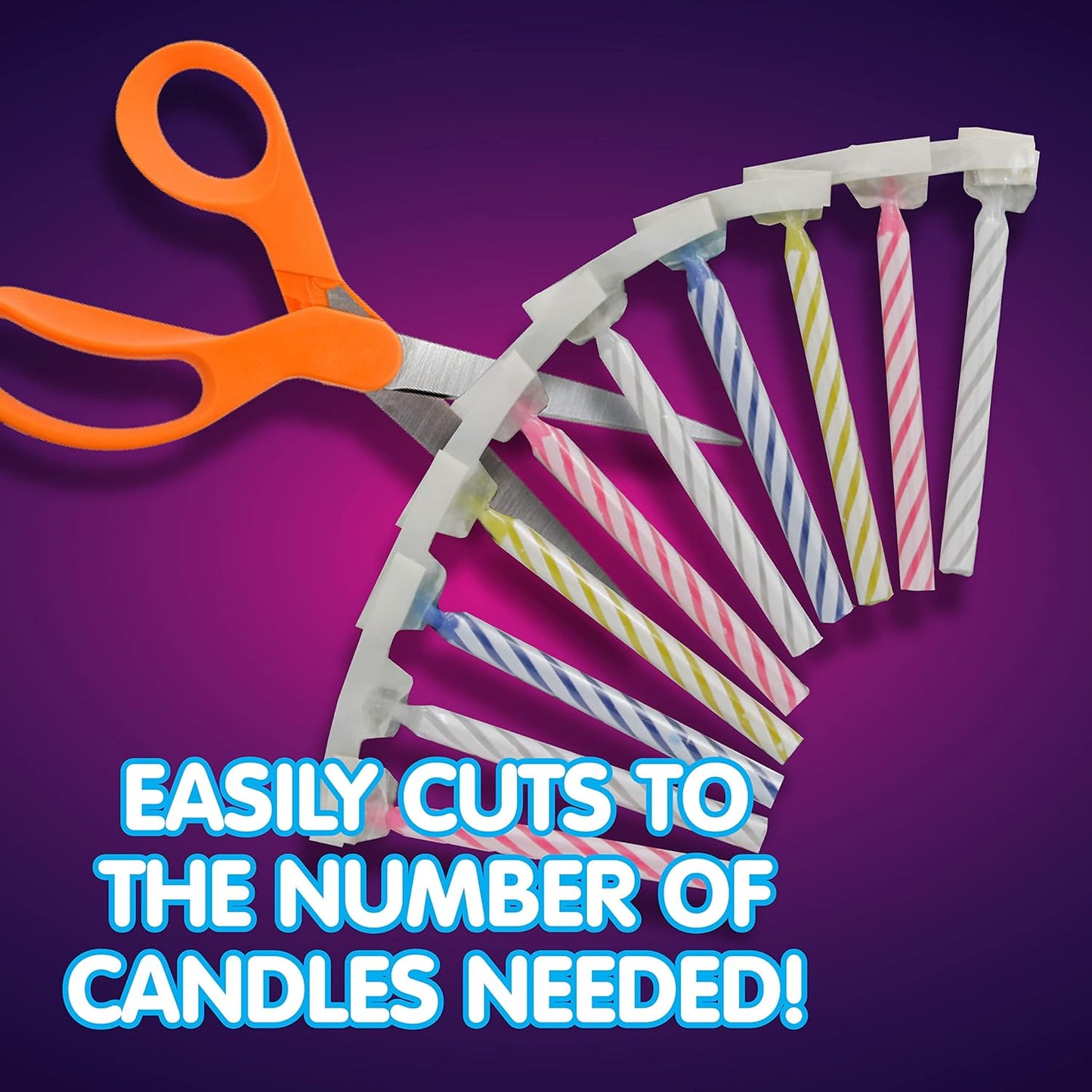 Pastel Quick-Light Birthday Candles 2-Pack