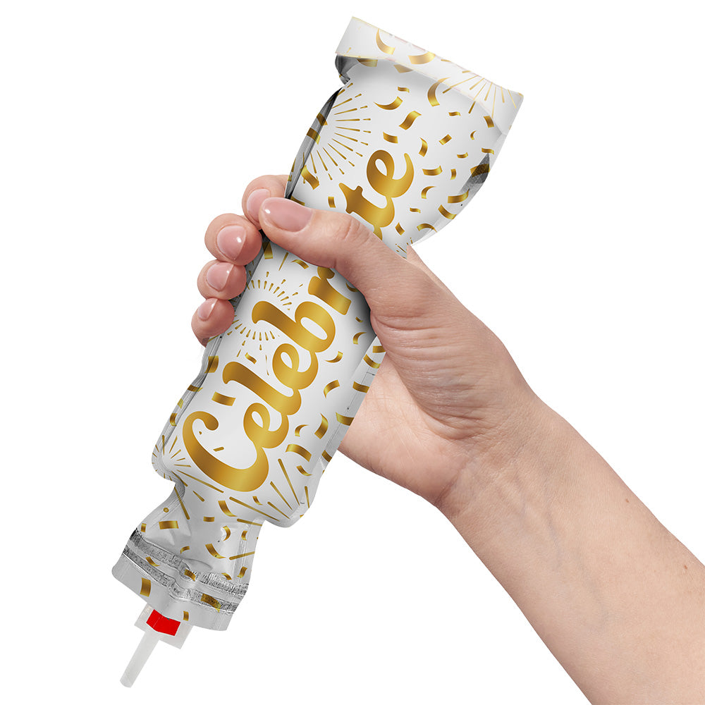 Squeeze Poppers Celebrate Confetti Cannon