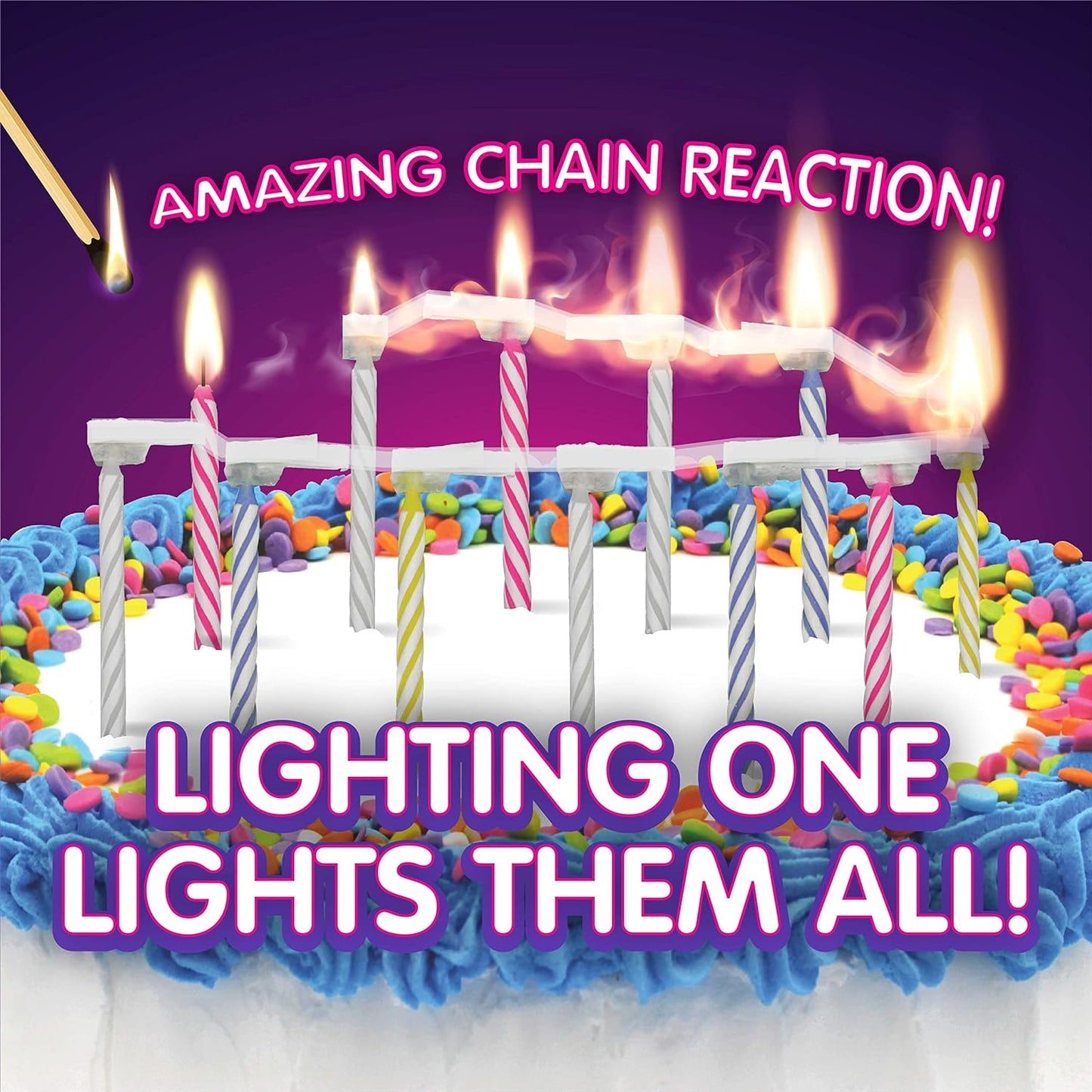 Pastel Quick-Light Birthday Candles 2-Pack