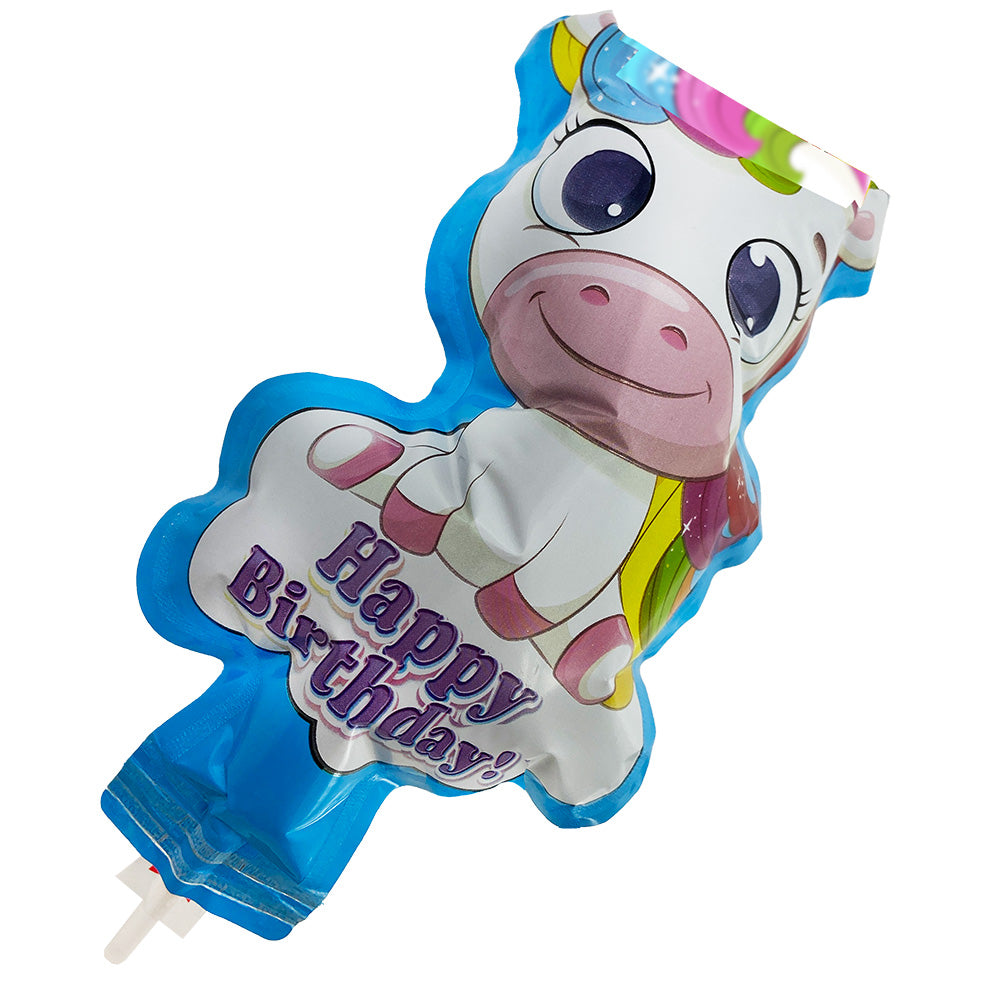 Squeeze Poppers Unicorn Happy Birthday Confetti Cannon