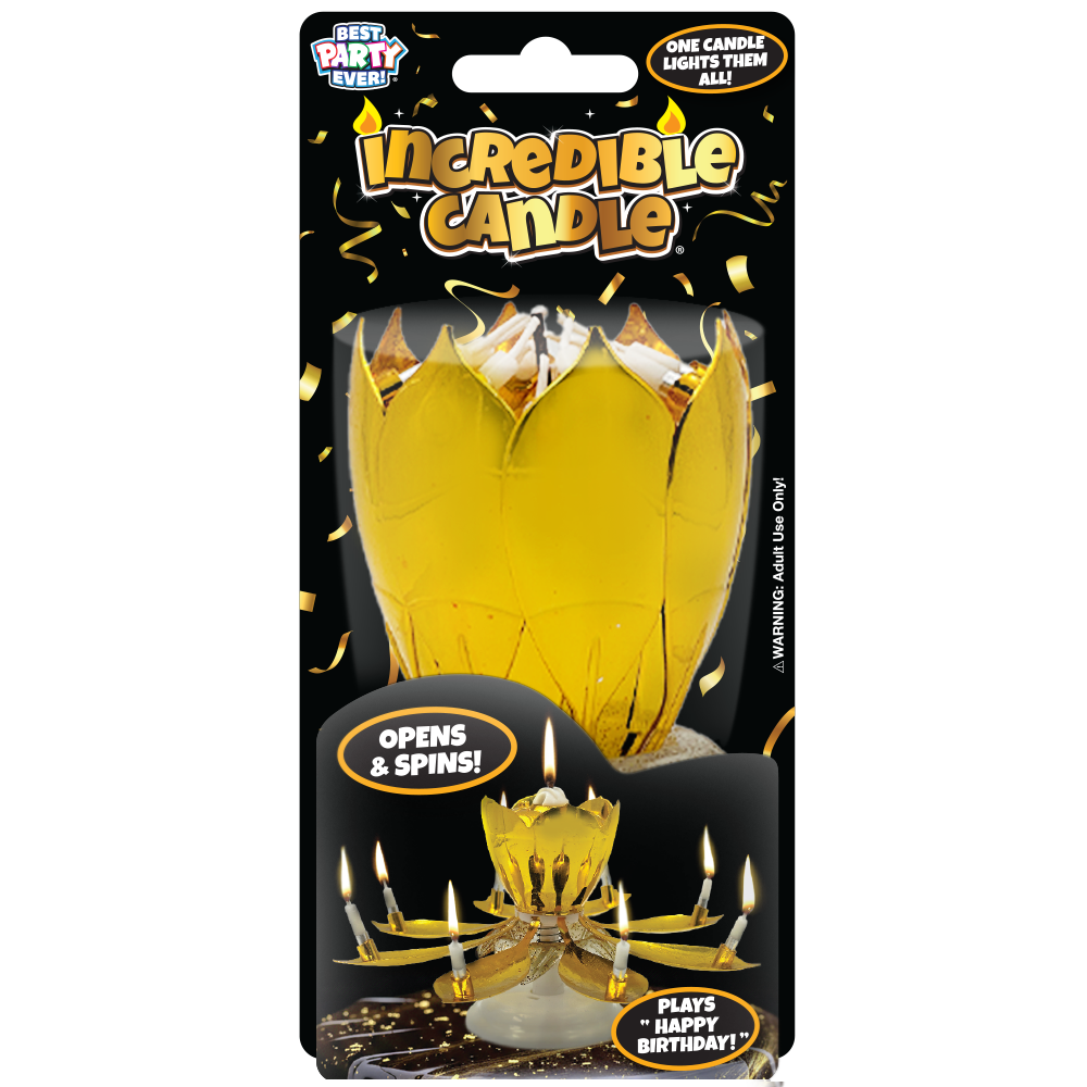 Incredible Candle Gold