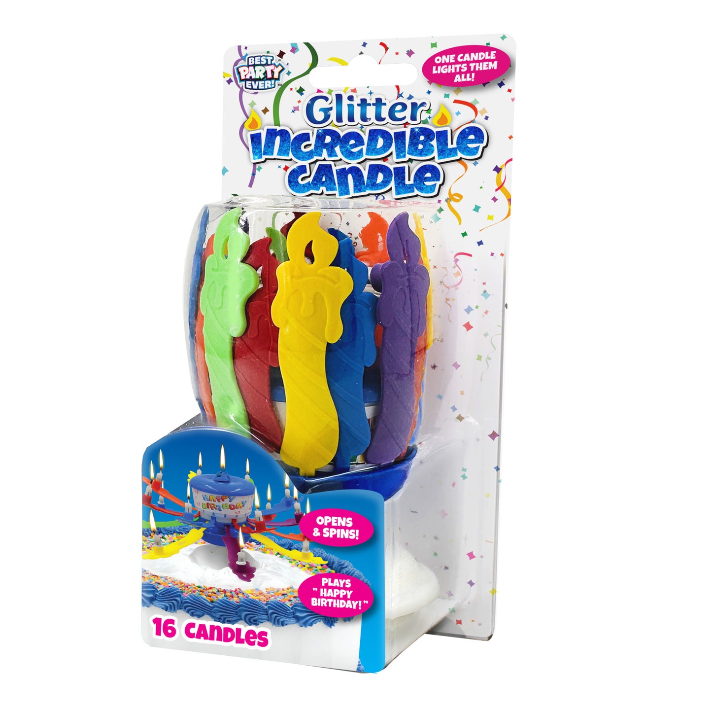 Rainbow Incredible Candle