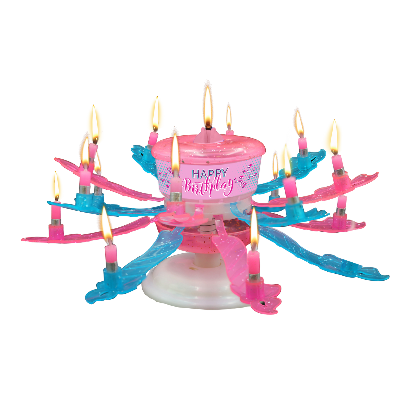 Pink & Teal Incredible Candle