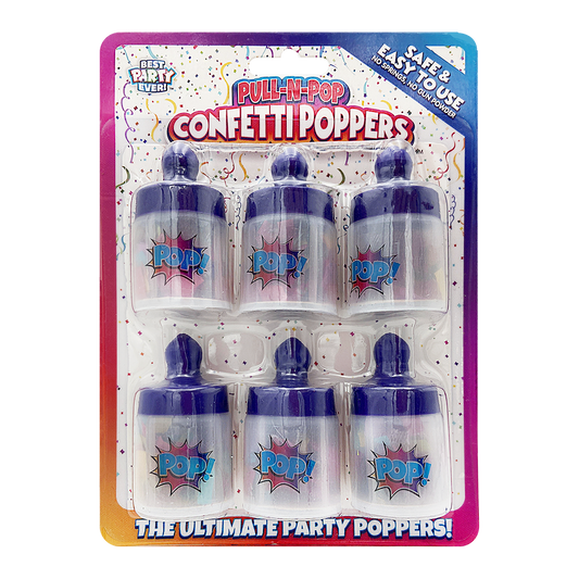 Pull-N-Pop Confetti Poppers