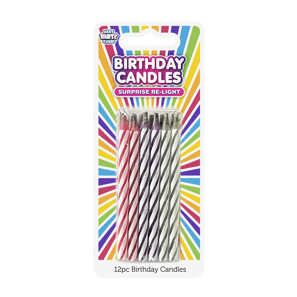 Surprise Re-Light Birthday Candles