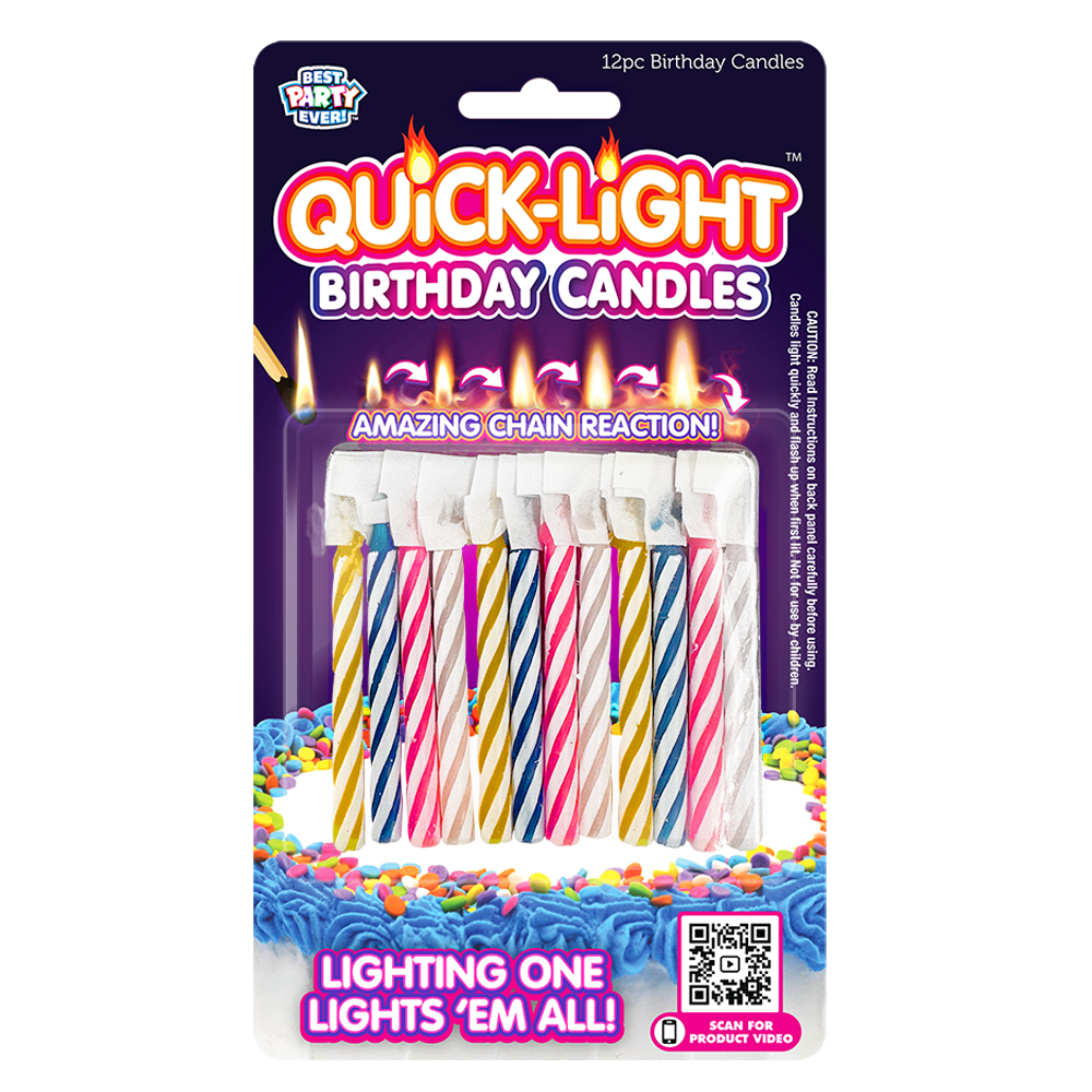 Pastel Quick-Light Birthday Candles