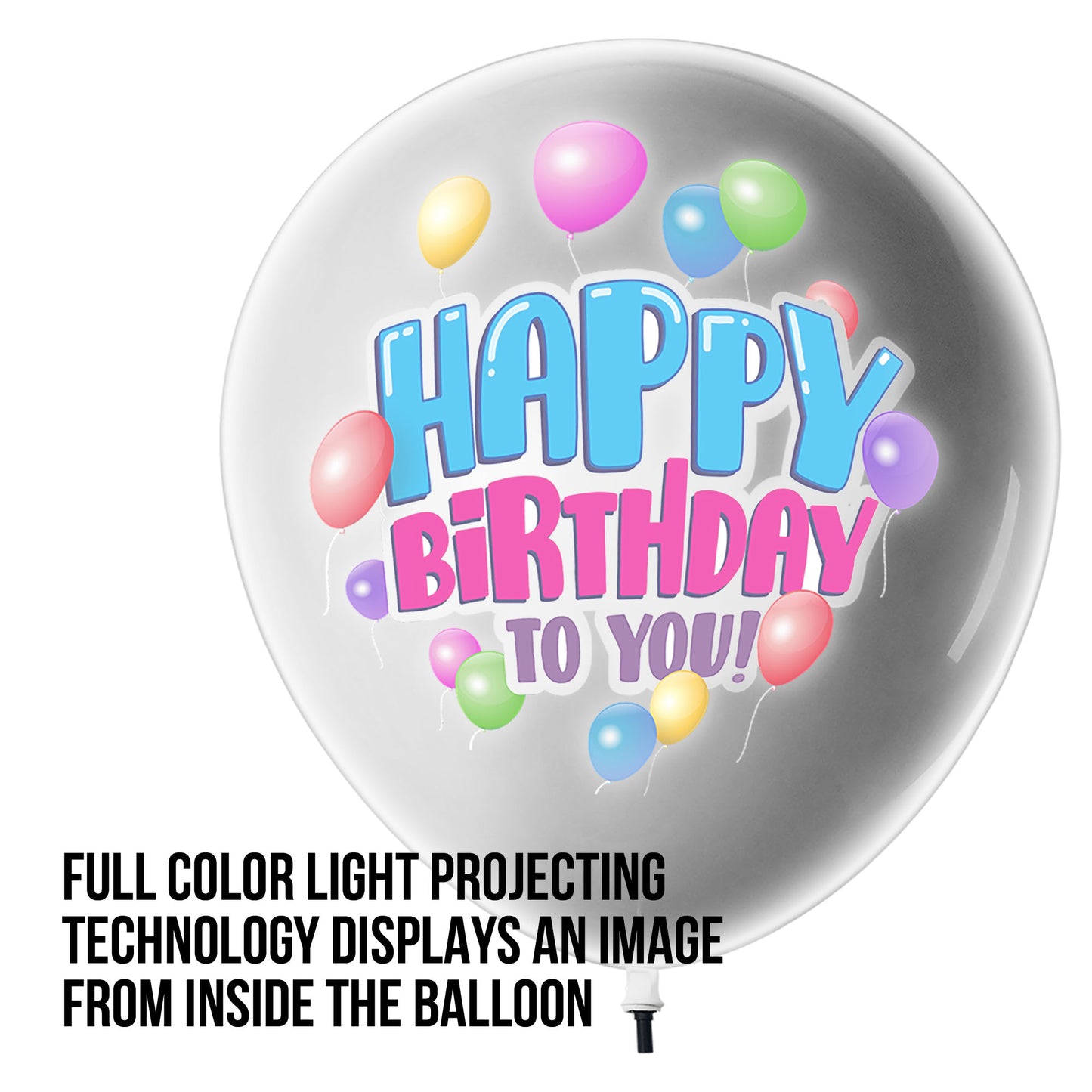 Lazer Balloons Happy Birthday Balloons