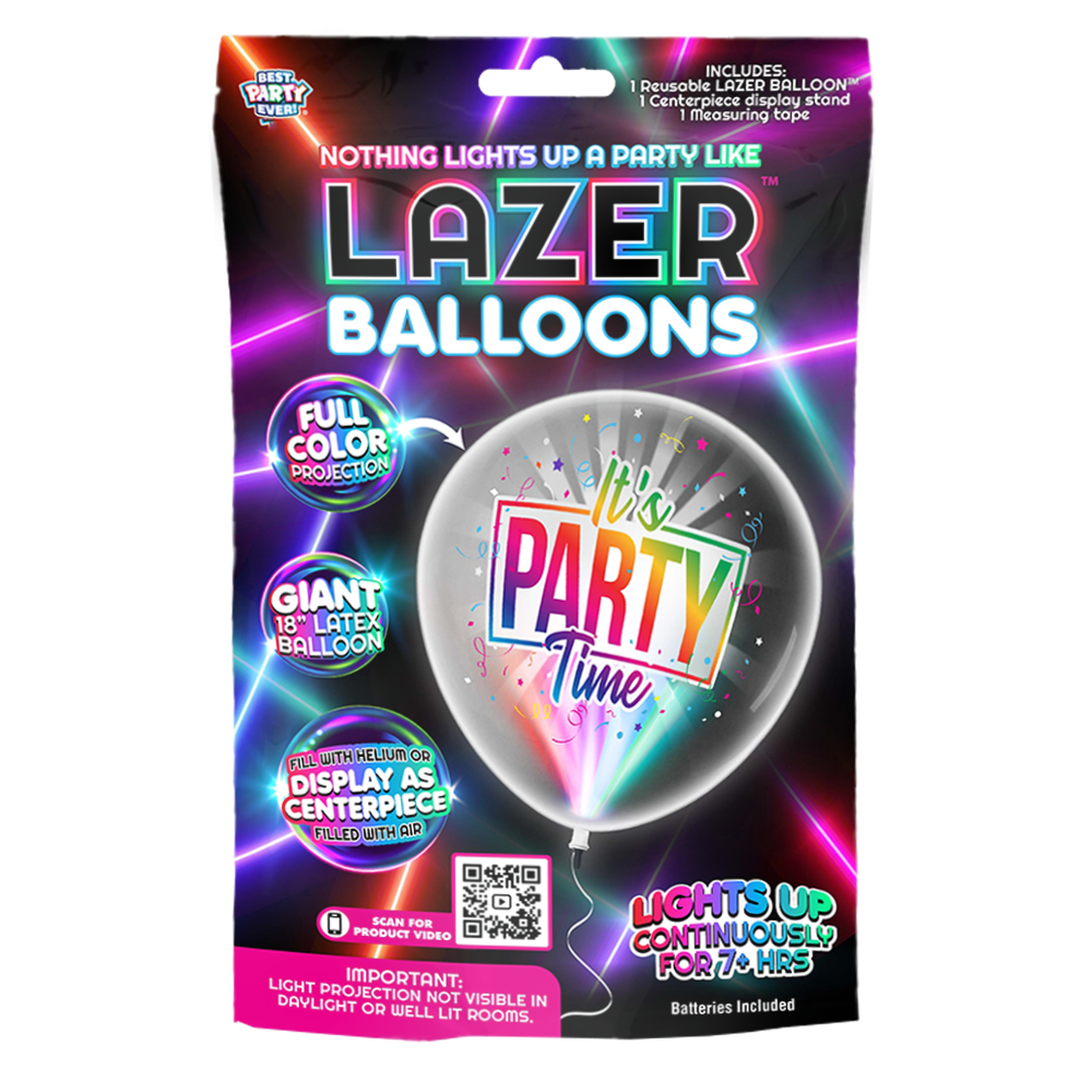 Lazer Balloons It's Party Time!