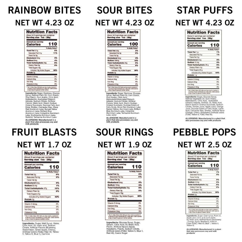 Freeze Dried Candy Sampler Pack