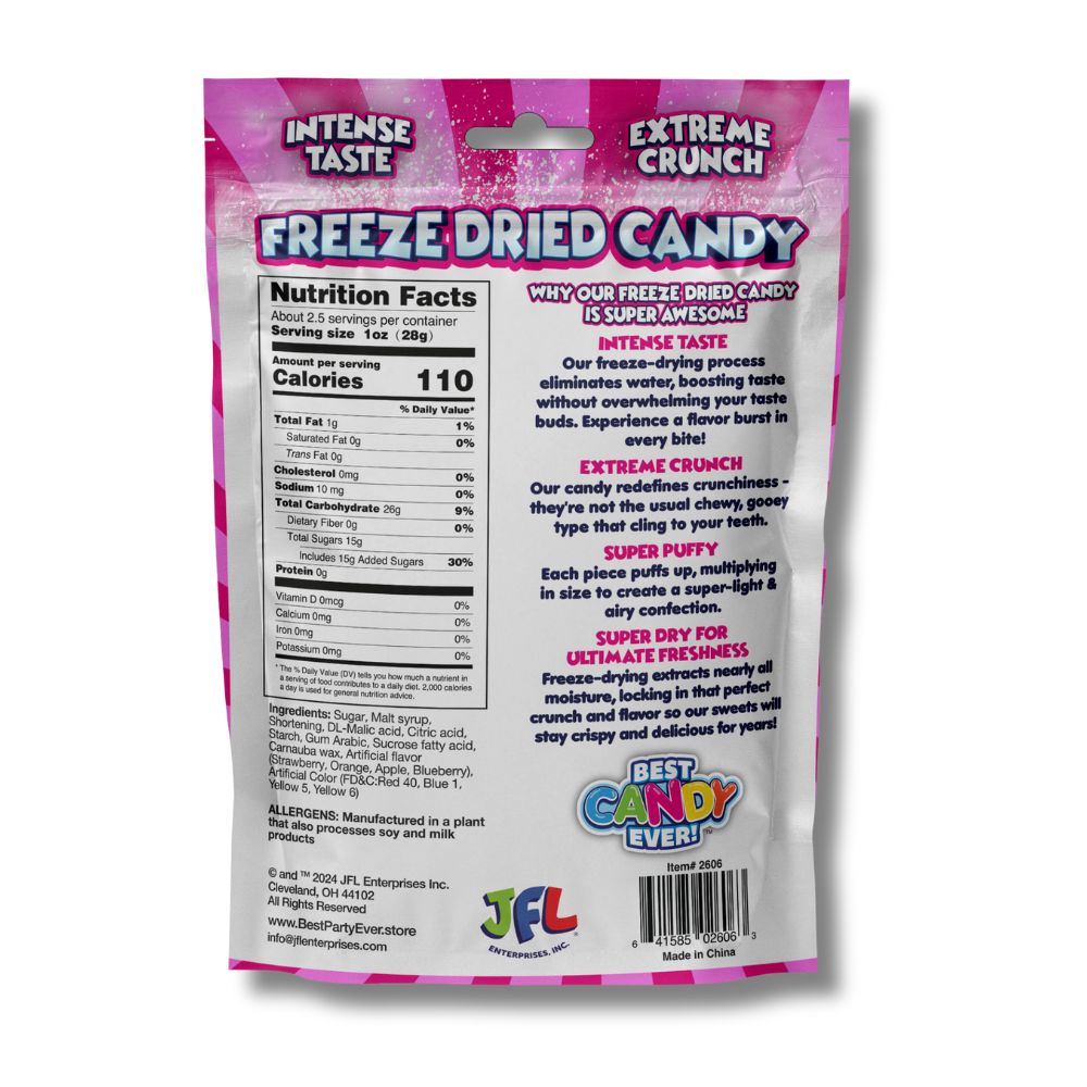 Freeze Dried Candy Pebble Pops