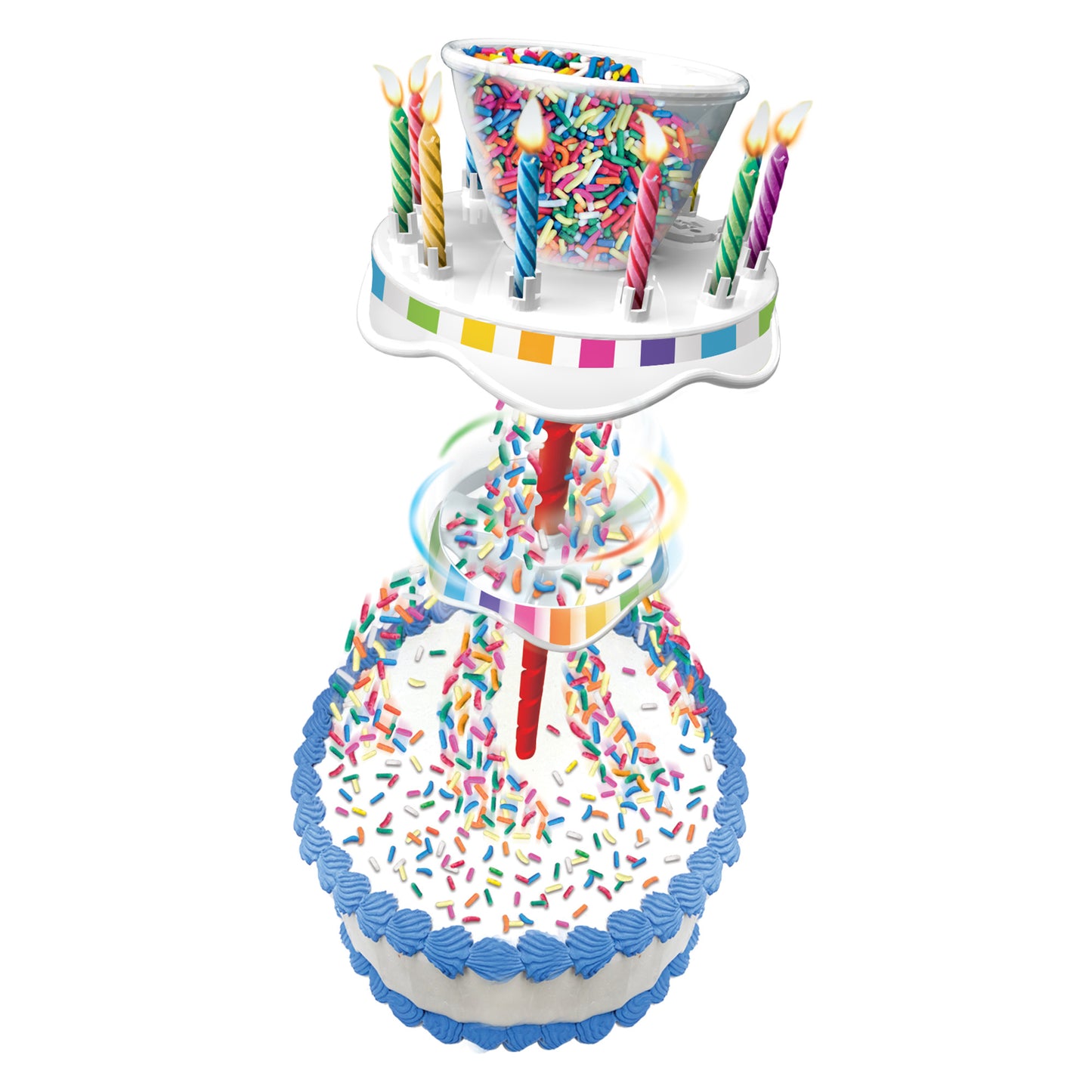 Sprinkle Fountain Birthday Candle